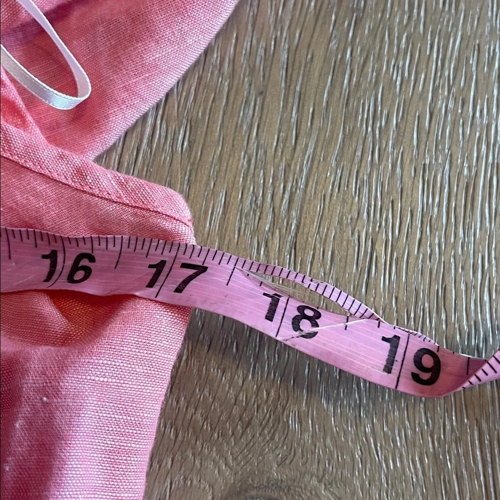 J crew linen blend Off-Shoulder dress reddish pink size small summer